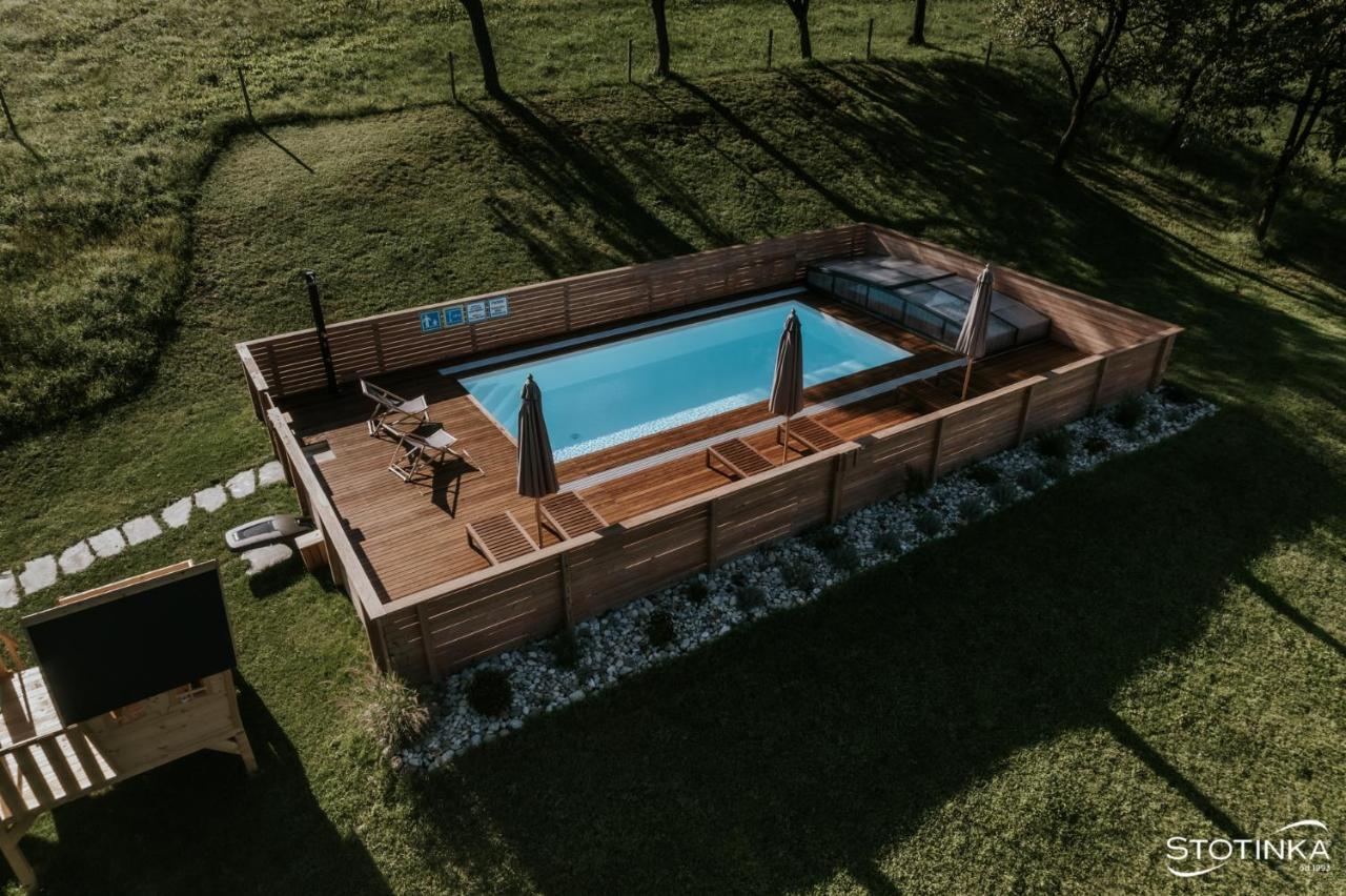 Domacija Metul Lägenhet Luče Exteriör bild